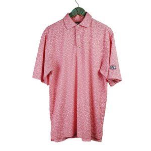 Footjoy Santa Rosa Golf & Beach Club Polo Shirt Butterfly Performance Stretch M